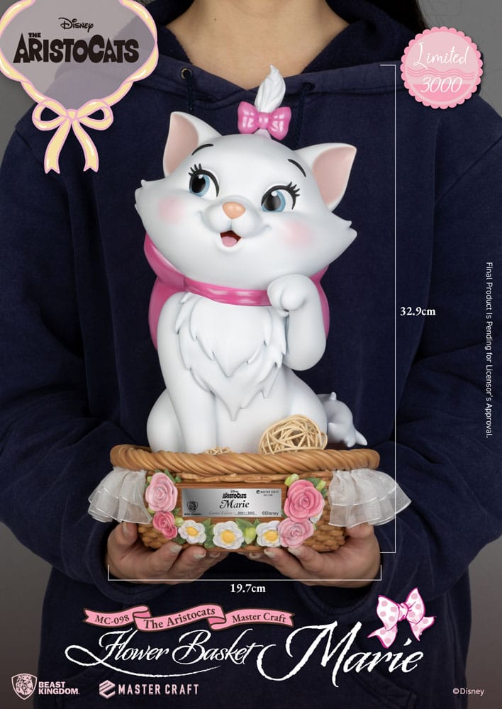 Aristocats Master Craft Statue Flower Basket Marie 32 cm - MangaShop.ro