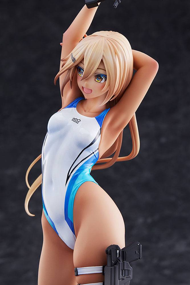 Arms Note PVC Statue 1/7 Kouhai-chan of the Swim Club Blue Line Swimsuit Ver. 29 cm - MangaShop.ro