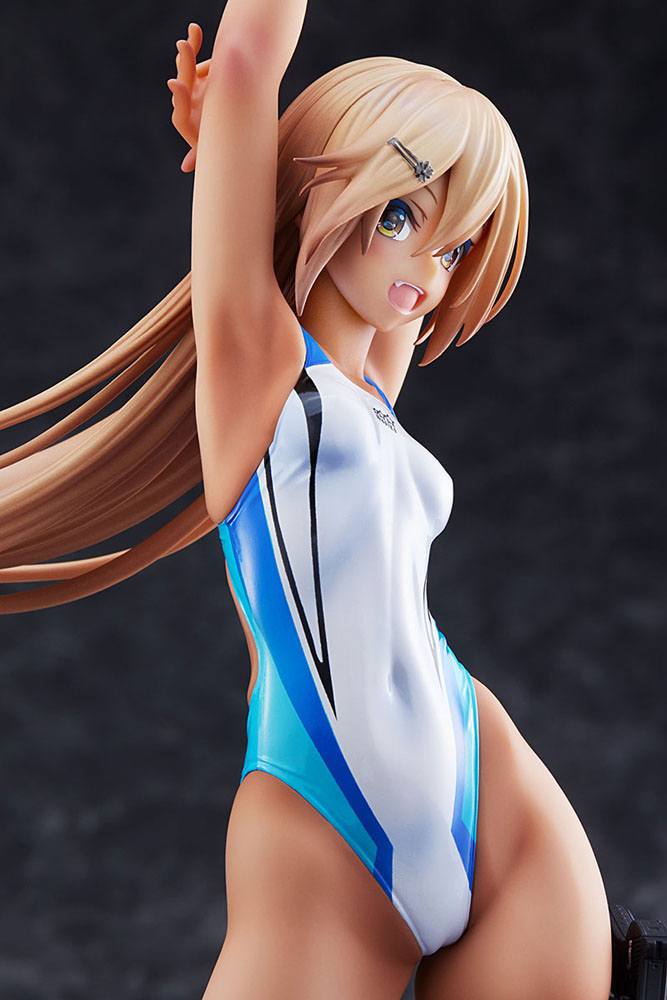 Arms Note PVC Statue 1/7 Kouhai-chan of the Swim Club Blue Line Swimsuit Ver. 29 cm - MangaShop.ro