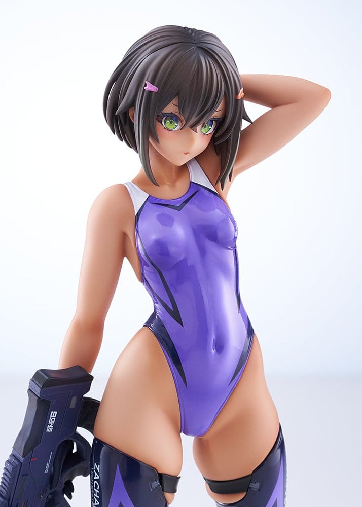 Arms Note PVC Figure 1/7 Buchou-chan of the Swimming Club Purple Swimsuit Ver. 22 cm - MangaShop.ro