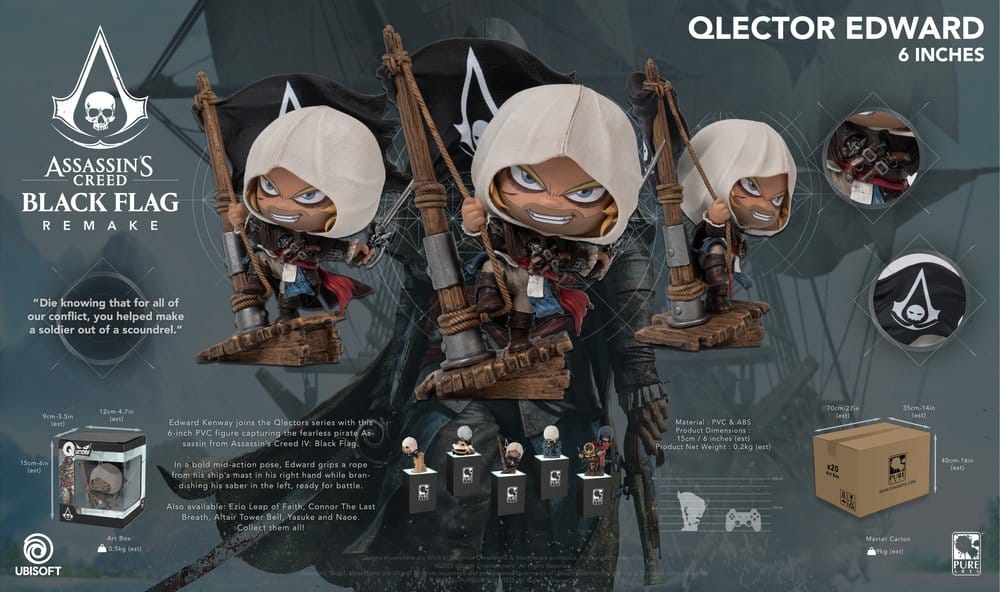Assassin's Creed Qlector Statue Edward&nbsp; - MangaShop.ro