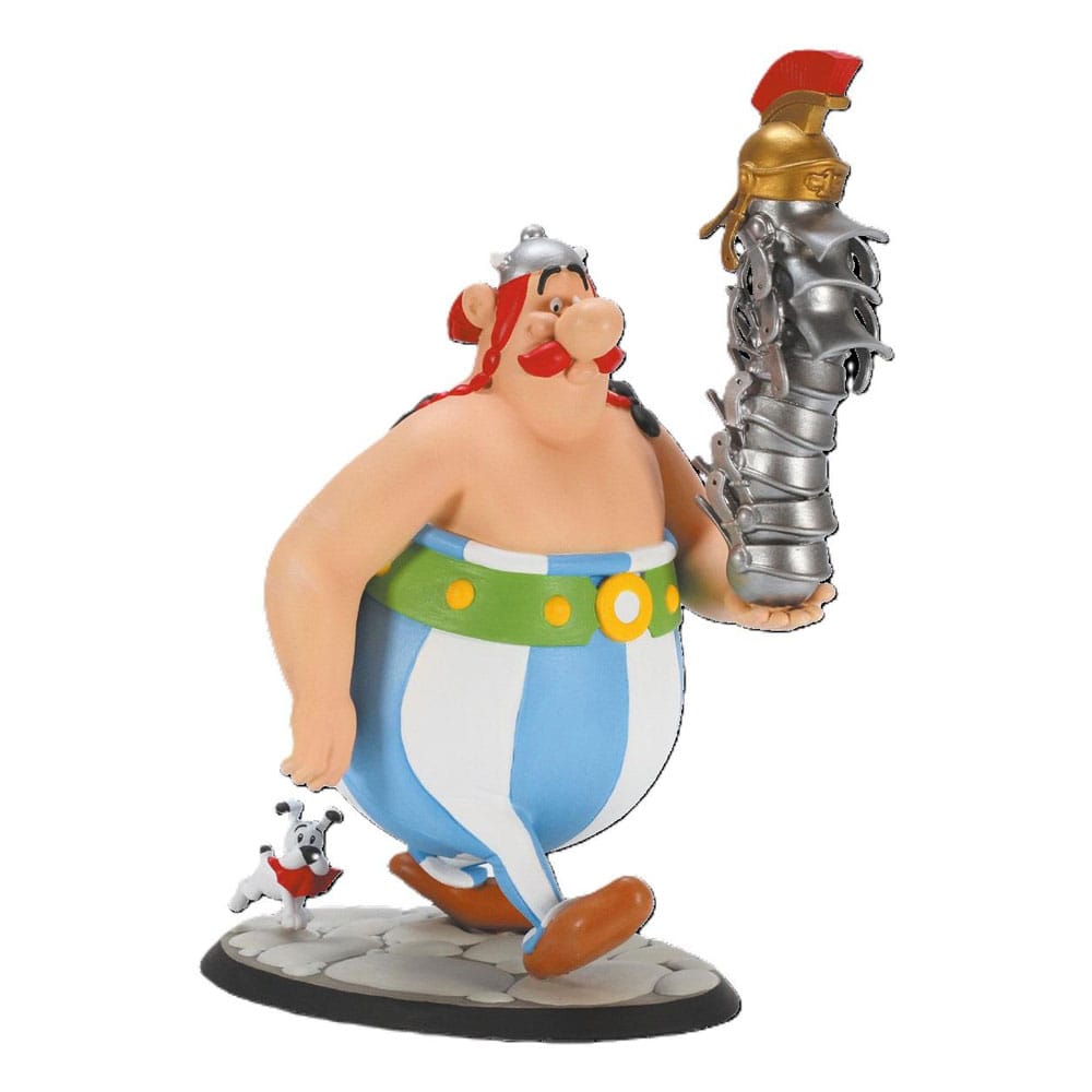 Asterix Statue Obelix Stack of Helmets and Dogmatix 21 cm - MangaShop.ro