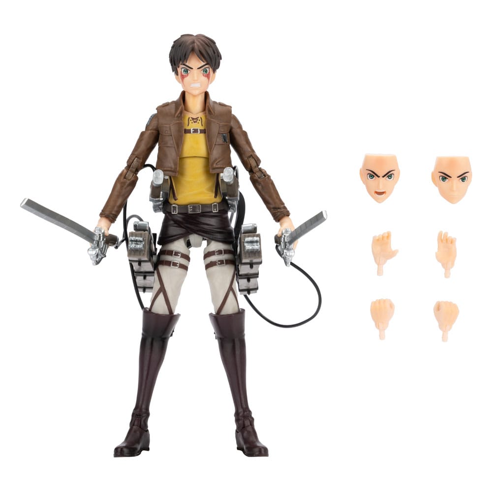 Attack on Titan Total Anime Action Figure Eren Jaeger 17 cm - MangaShop.ro