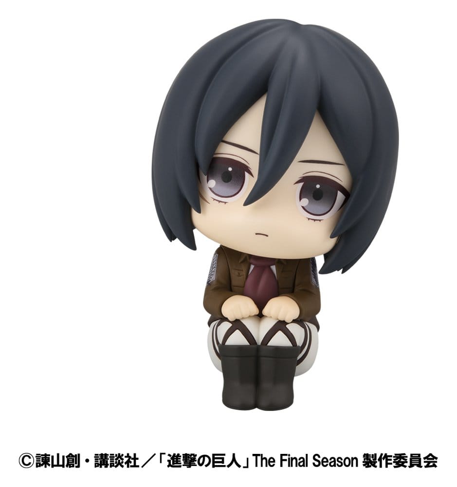 Attack on Titan Look Up PVC Statues Levi Cleaning up Ver. & Mikasa Ackerman (with gift) 11 cm - MangaShop.ro