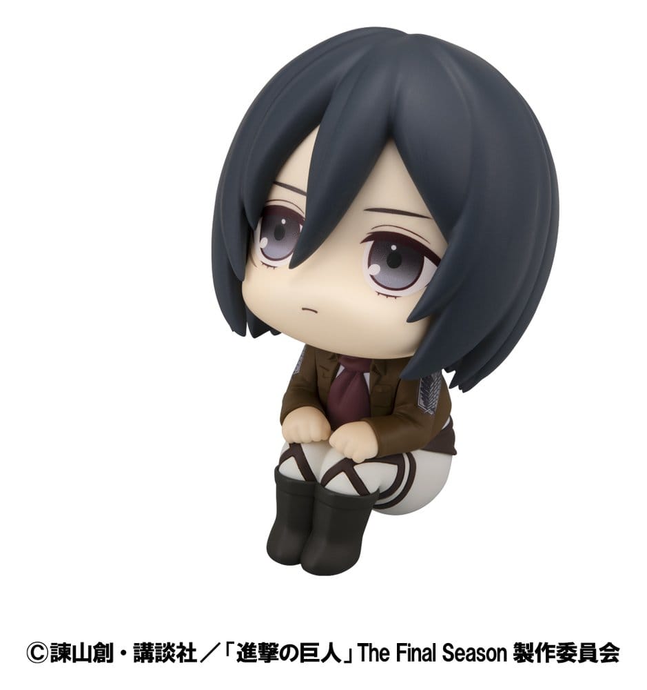 Attack on Titan Look Up PVC Statues Levi Cleaning up Ver. & Mikasa Ackerman (with gift) 11 cm - MangaShop.ro