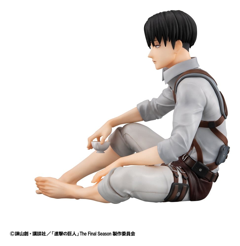 Attack on Titan G.E.M. Series PVC Figure Squad Captain Levi Palm Size 9 cm - MangaShop.ro