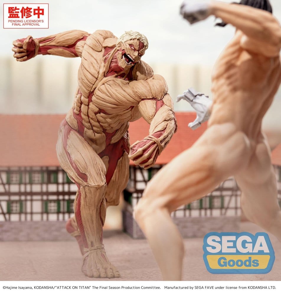 Attack on Titan GigantiX PVC Figure Reiner Braun Armored Titan Ver. 25 cm - MangaShop.ro