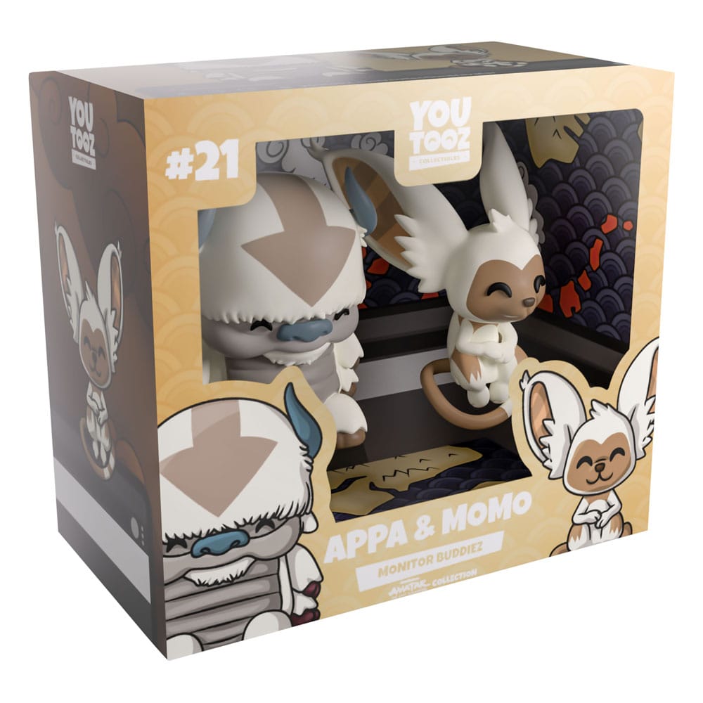 Avatar: The Last Airbender Vinyl Figures Appa and Momo Monitor Buddiez 5 cm - MangaShop.ro