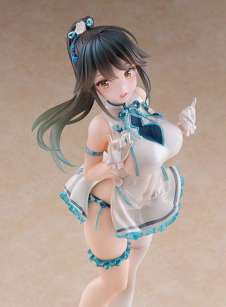 Avian Romance Pink Label 5 PVC Statue 1/6 Ponytail Girl: Qipao 29 cm - MangaShop.ro