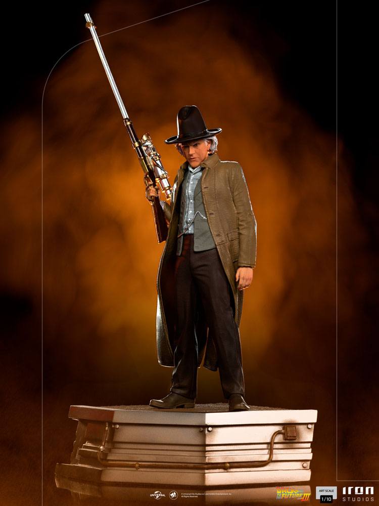 Back to the Future III Art Scale Statue 1/10 Doc Brown 32 cm - MangaShop.ro