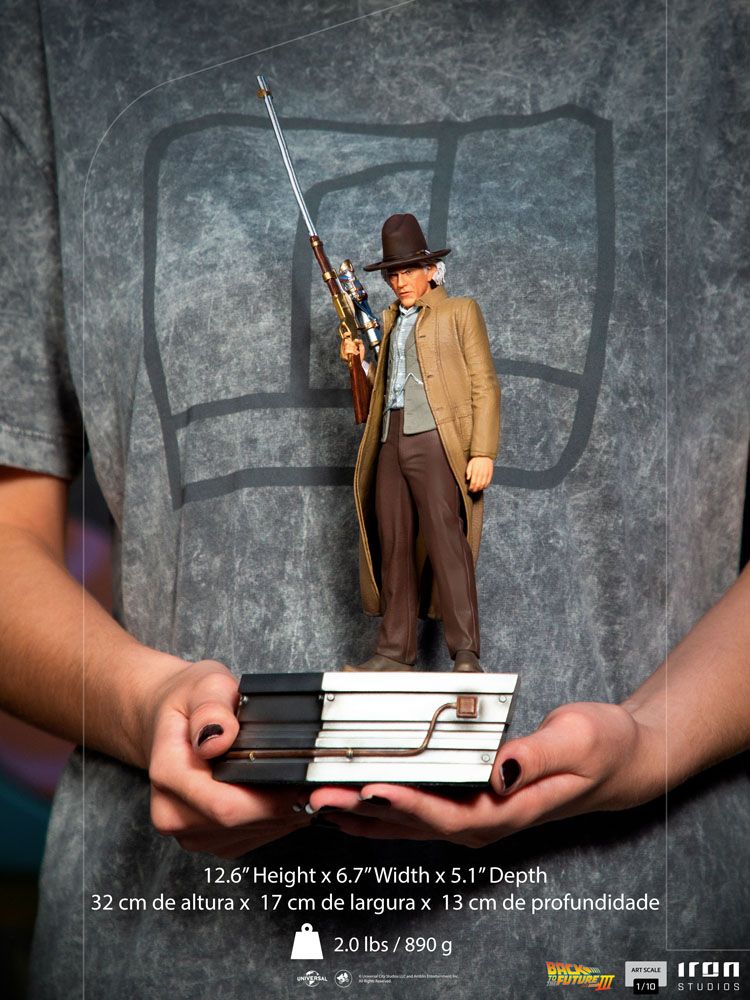 Back to the Future III Art Scale Statue 1/10 Doc Brown 32 cm - MangaShop.ro