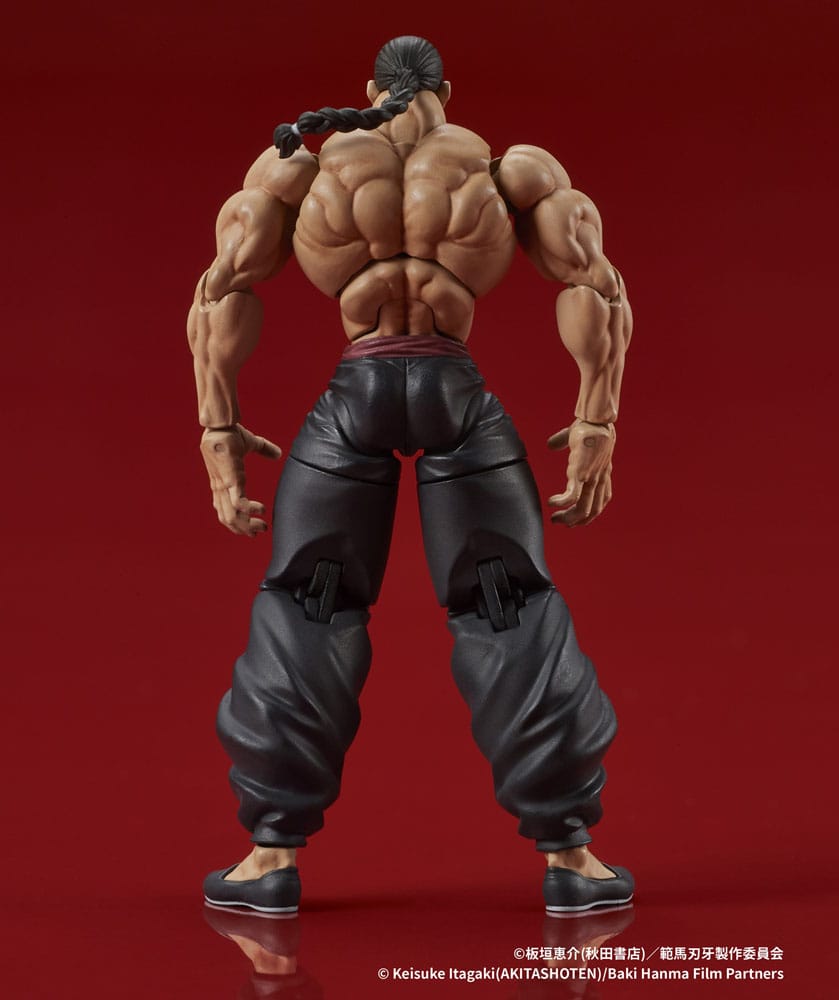 Baki Hanma Digaction Action Figure Retsu Kaioh 7 cm - MangaShop.ro