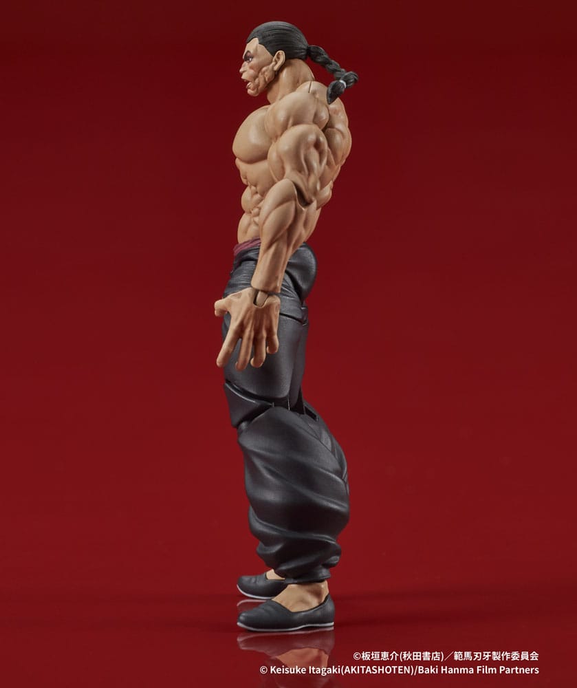 Baki Hanma Digaction Action Figure Retsu Kaioh 7 cm - MangaShop.ro