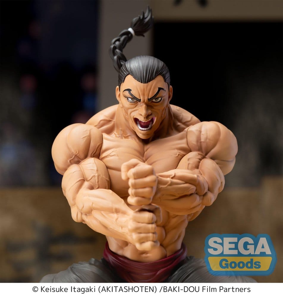 Baki-Dou Luminasta PVC Figure Kaioh Retsu 15 cm - MangaShop.ro