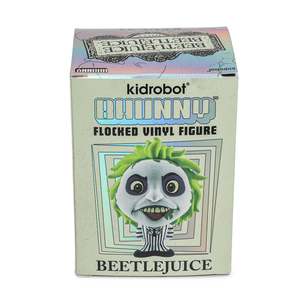 Beetlejuice Beetlejuice Bhunny Flocked Vinyl Figure Beetlejuice Striped Suit 10 cm - MangaShop.ro