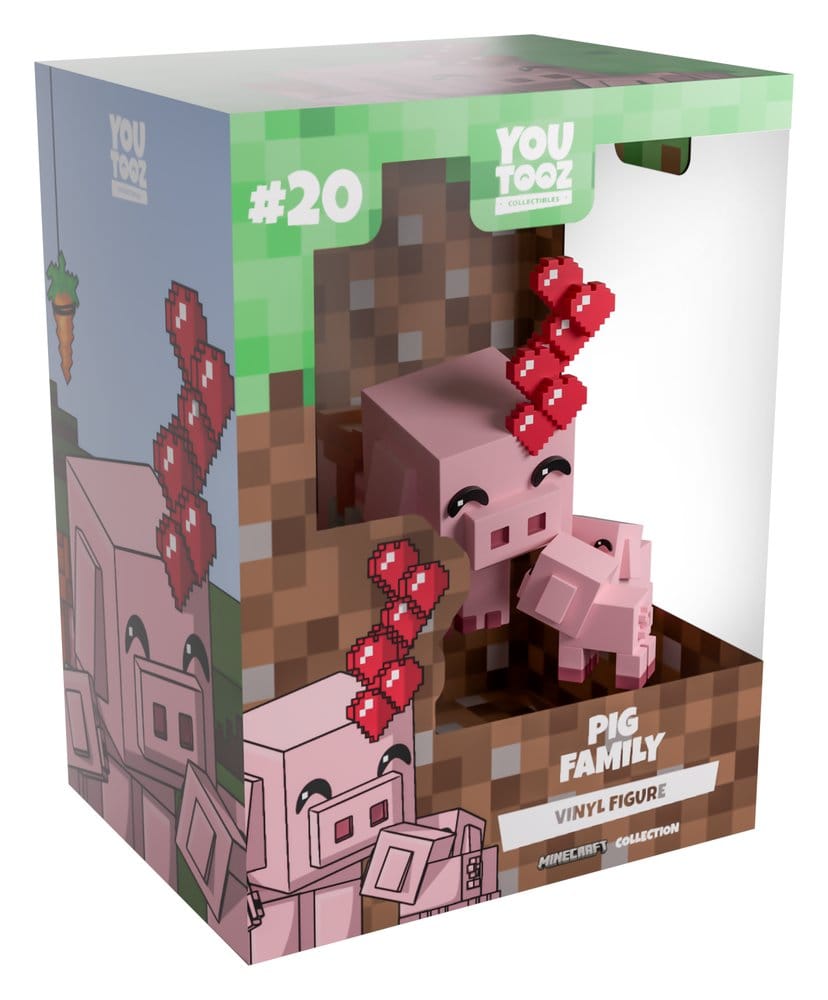Minecraft Vinyl Figure Pig Family 8 cm - MangaShop.ro