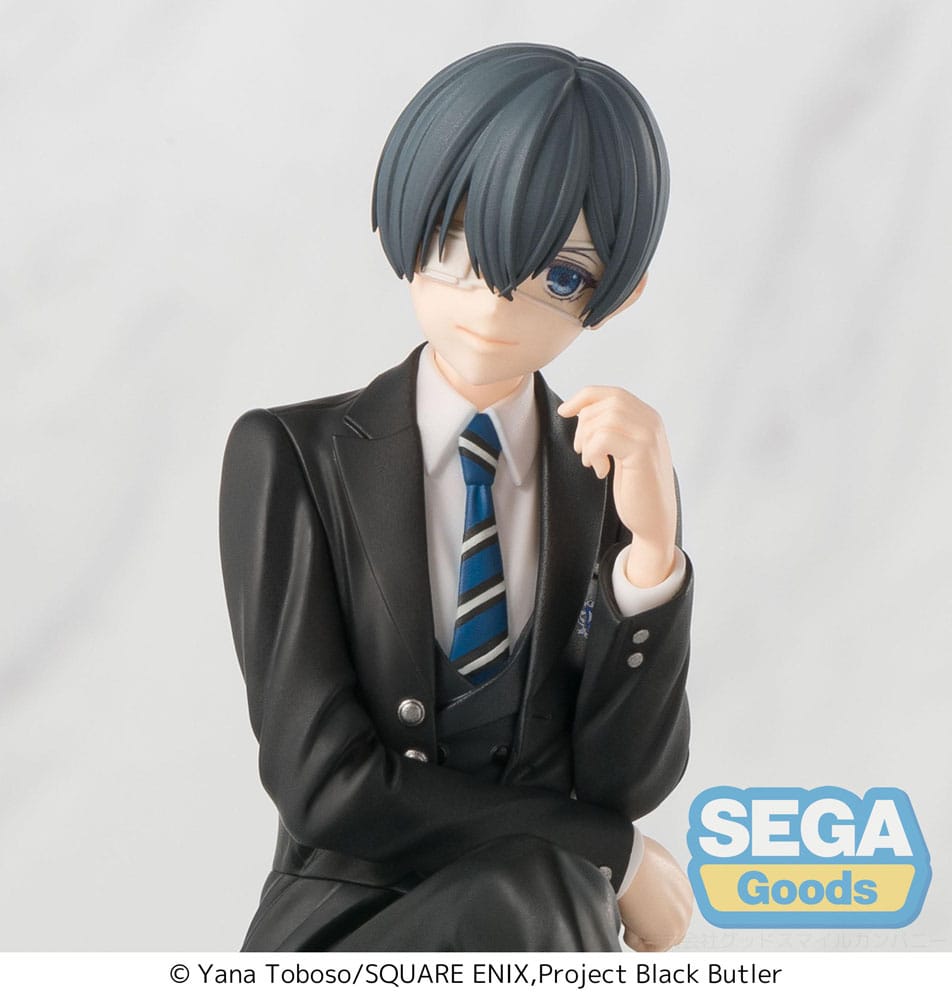 Black Butler: Boarding School Arc PM Perching PVC Statue Ciel Phantomhive 14 cm - MangaShop.ro