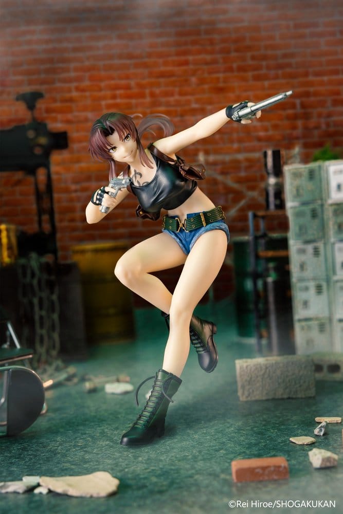Black Lagoon Vivit PVC Statue Revy 16 cm - MangaShop.ro