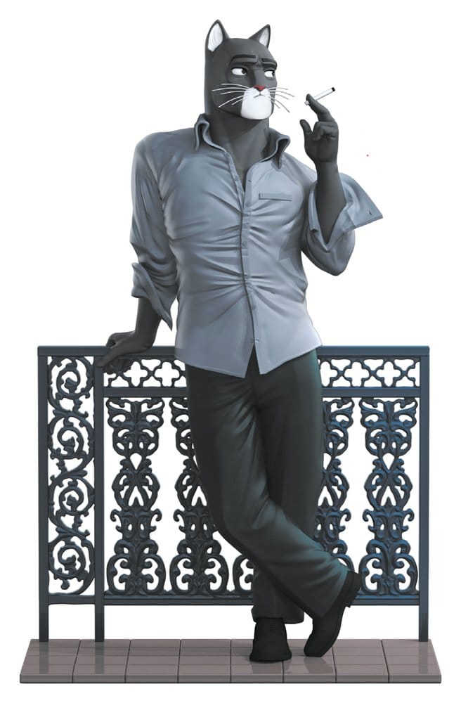 Blacksad Resin Statue Blacksad on the Balcony 24 cm - MangaShop.ro