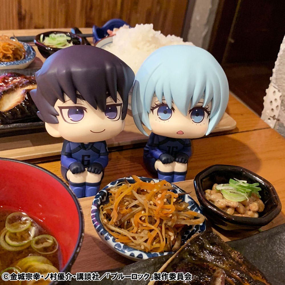 Blue Lock Look Up PVC Statue Tabito Karasu & Yo Hiori Set (with gift) 11 cm - MangaShop.ro
