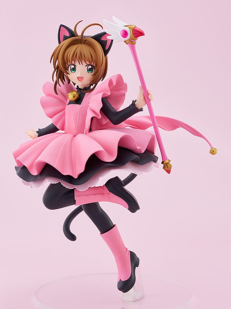 Cardcaptor Sakura Pop Up Parade PVC Statue Sakura Kinomoto: Black Cat Costume Ver. L Size 22 cm - MangaShop.ro