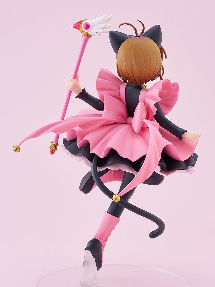 Cardcaptor Sakura Pop Up Parade PVC Statue Sakura Kinomoto: Black Cat Costume Ver. L Size 22 cm - MangaShop.ro