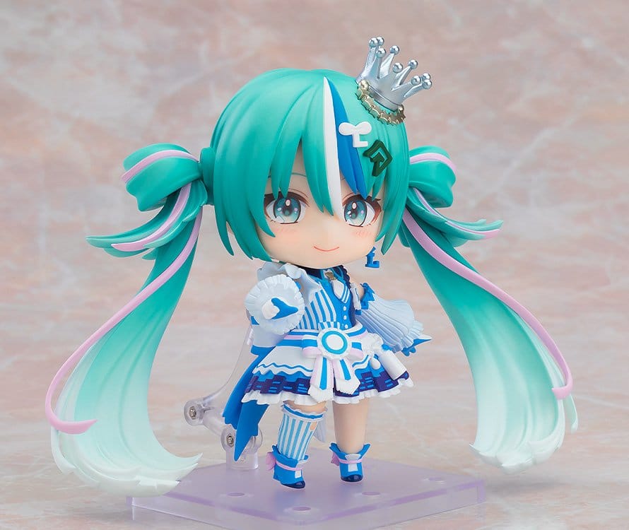 Character Vocal Series 01: Hatsune Miku PVC Statue Nendoroid Lawson's 50th anniversary Special Live Ver. 10 cm - MangaShop.ro