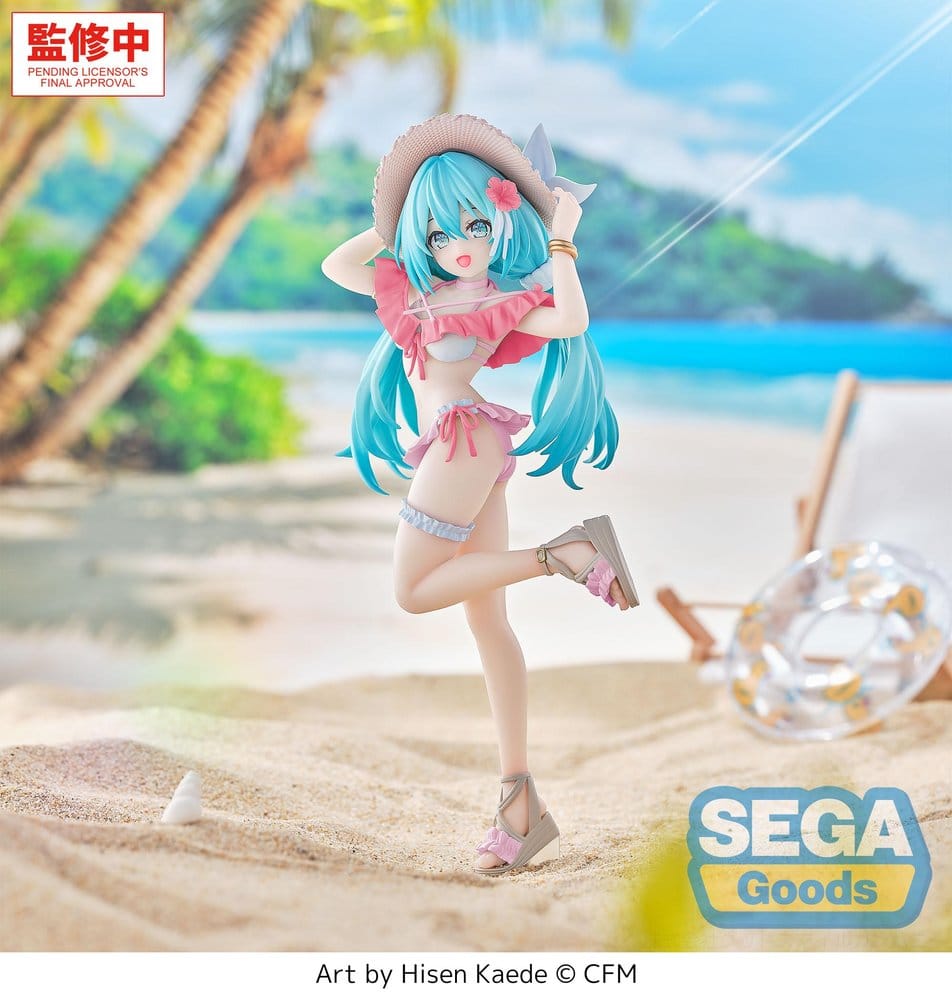Character Vocal Series 01: Hatsune Miku Luminasta PVC Figure Conceptual Series Vol.1 Tropical Ver. 21 cm - MangaShop.ro