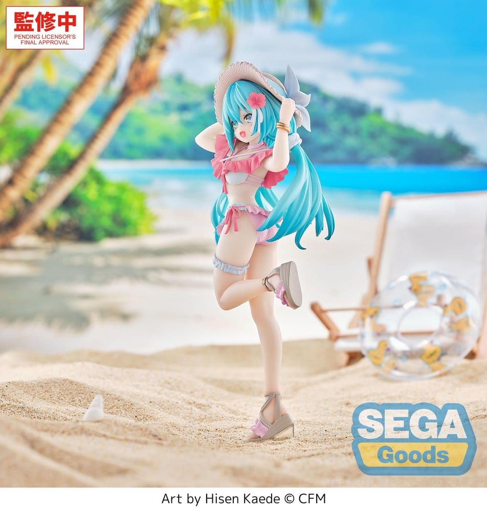 Character Vocal Series 01: Hatsune Miku Luminasta PVC Figure Conceptual Series Vol.1 Tropical Ver. 21 cm - MangaShop.ro