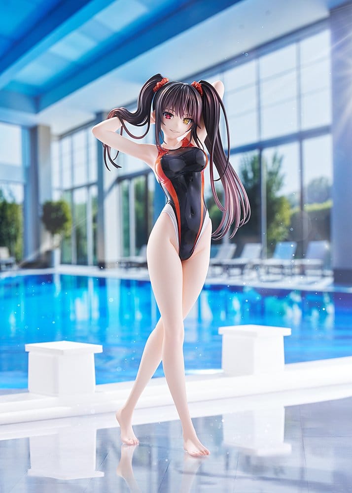 Date A Live Swimsuit Silhouette PVC Figure 1/7 Kurumi Tokisaki Swimwear Ver. 24 cm - MangaShop.ro