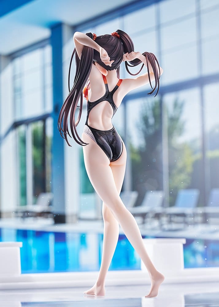 Date A Live Swimsuit Silhouette PVC Figure 1/7 Kurumi Tokisaki Swimwear Ver. 24 cm - MangaShop.ro