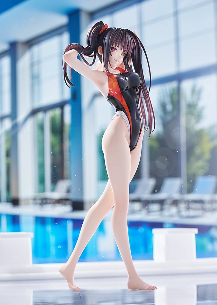 Date A Live Swimsuit Silhouette PVC Figure 1/7 Kurumi Tokisaki Swimwear Ver. 24 cm - MangaShop.ro