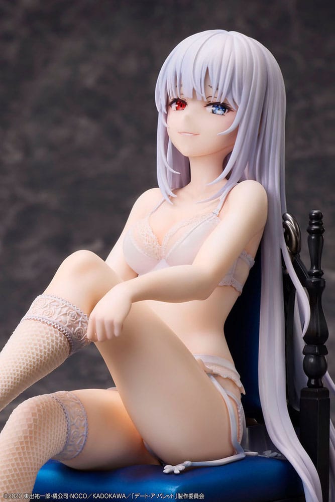 Date a Bullet PVC Statue 1/7 White Queen 17 cm - MangaShop.ro