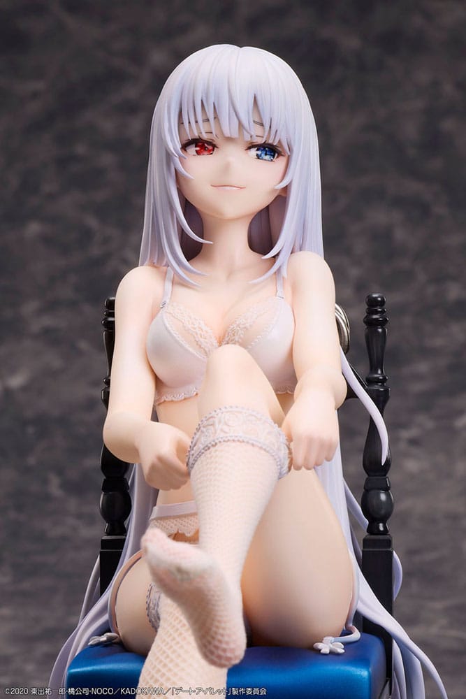 Date a Bullet PVC Statue 1/7 White Queen 17 cm - MangaShop.ro