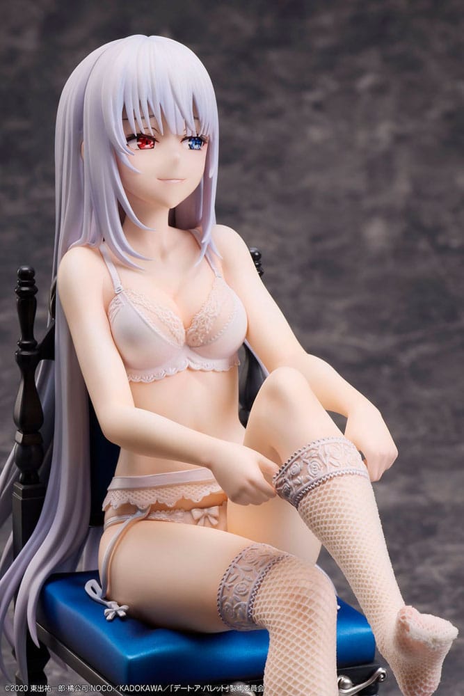 Date a Bullet PVC Statue 1/7 White Queen 17 cm - MangaShop.ro