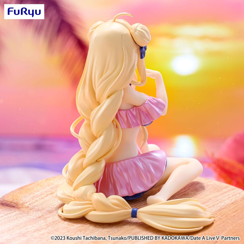 Date A Live V Noodle Stopper PVC Statue Mukuro Hoshimiya Swimsuit Pastel Pink Color Ver. 13 cm - MangaShop.ro