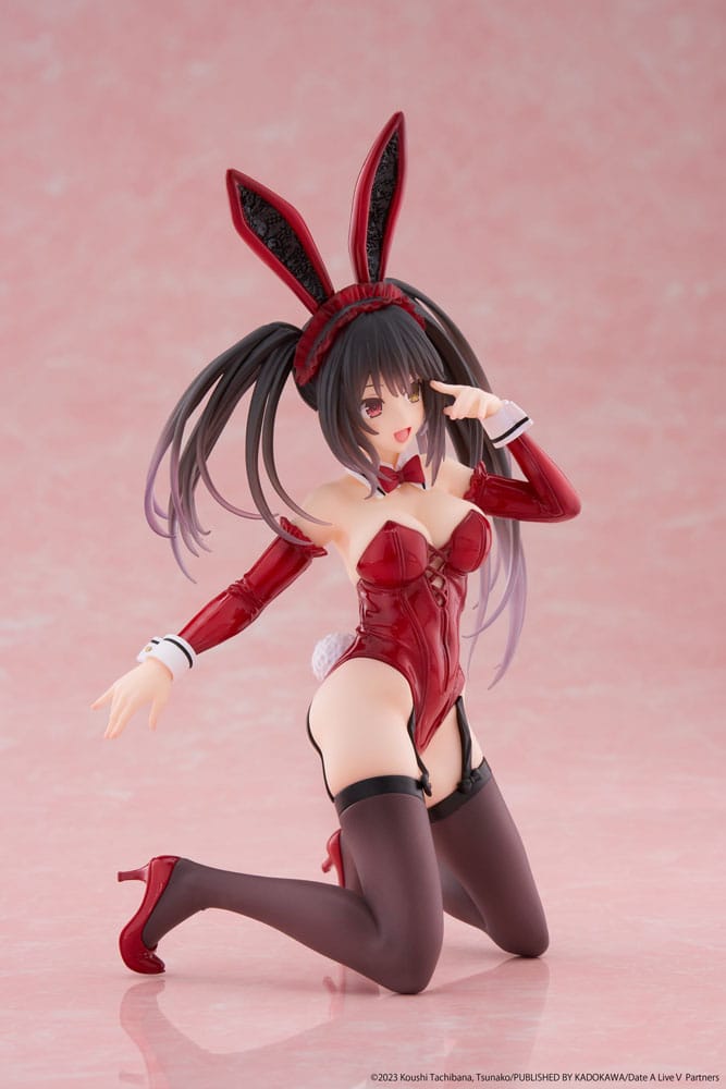 Date A Live V PVC Statue Desktop Cute Figure Kurumi Tokisaki Bunny Ver. 13 cm - MangaShop.ro