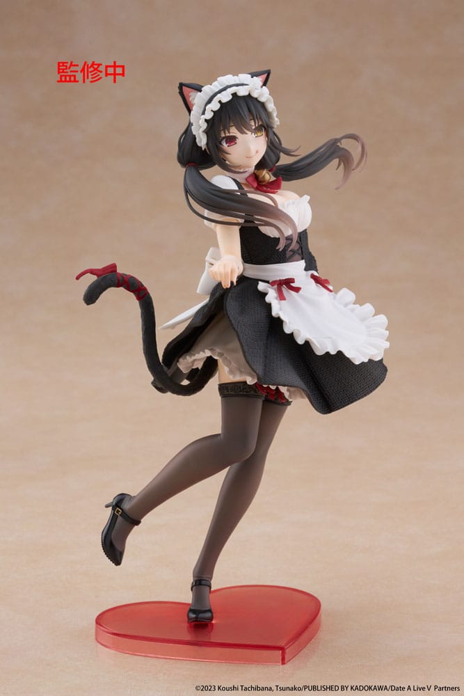 Date A Live V Coreful PVC Statue Kurumi Tokisaki Cat Ear Maid Ver. 18 cm - MangaShop.ro