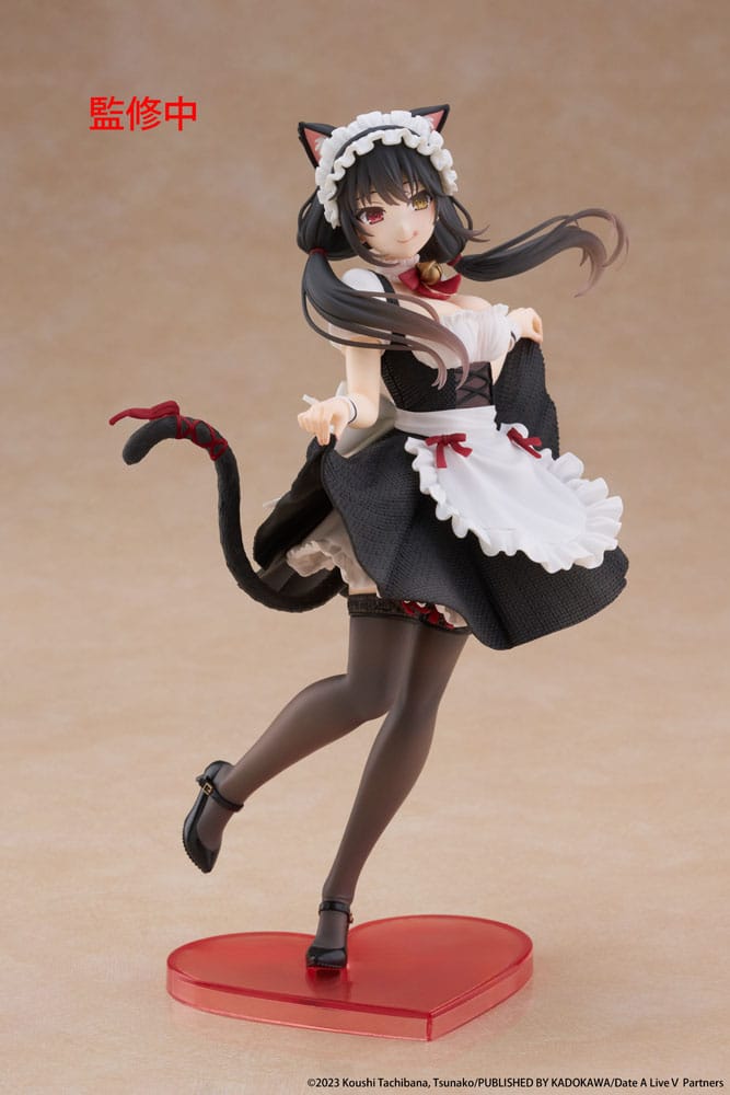 Date A Live V Coreful PVC Statue Kurumi Tokisaki Cat Ear Maid Ver. 18 cm - MangaShop.ro