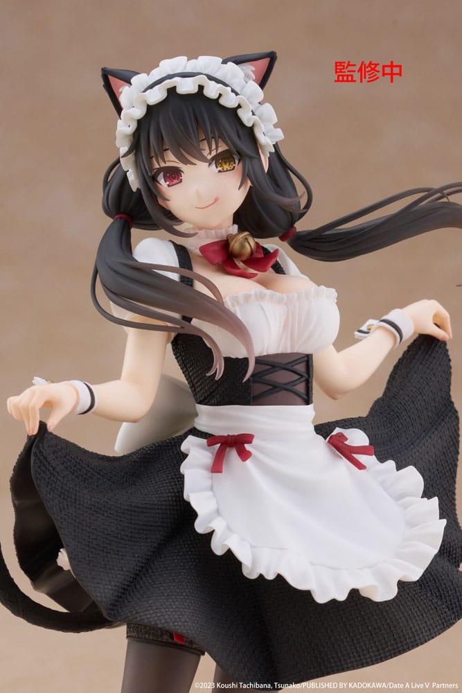 Date A Live V Coreful PVC Statue Kurumi Tokisaki Cat Ear Maid Ver. 18 cm - MangaShop.ro