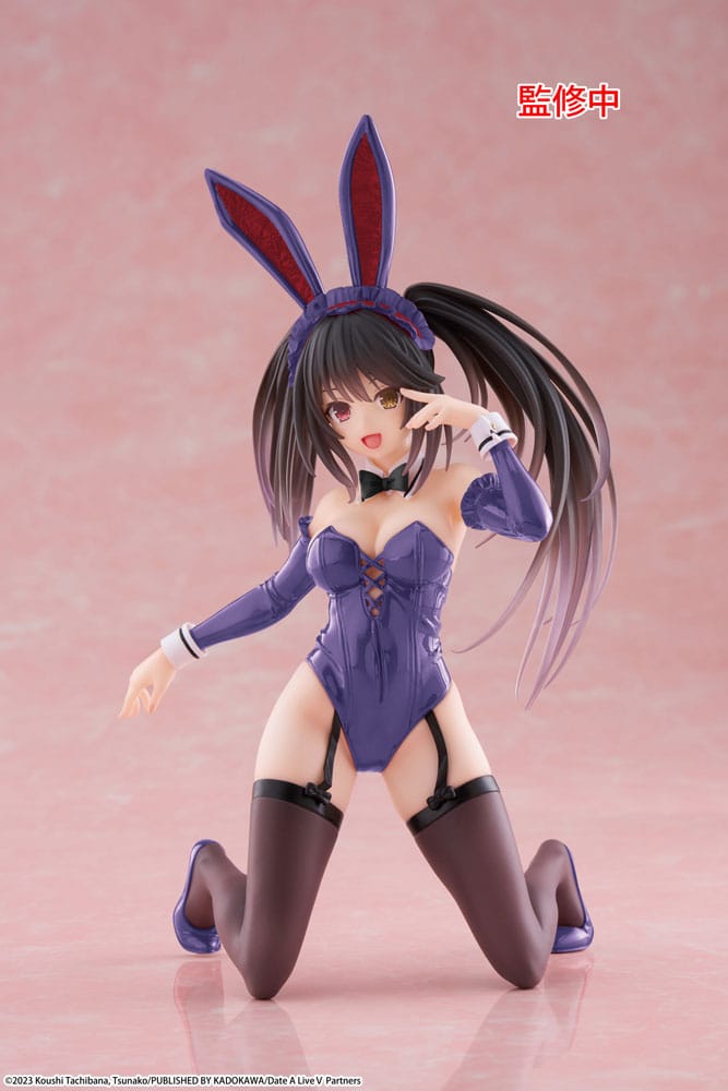 Date A Live V PVC Statue Desktop Cute Figure Kurumi Tokisaki Bunny Ver. Renewal 13 cm - MangaShop.ro
