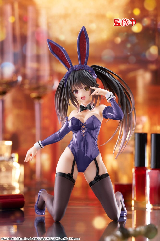 Date A Live V PVC Statue Desktop Cute Figure Kurumi Tokisaki Bunny Ver. Renewal 13 cm - MangaShop.ro