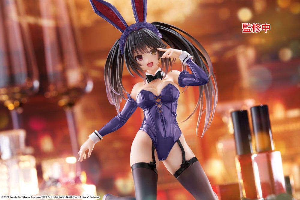 Date A Live V PVC Statue Desktop Cute Figure Kurumi Tokisaki Bunny Ver. Renewal 13 cm - MangaShop.ro