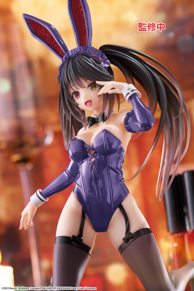 Date A Live V PVC Statue Desktop Cute Figure Kurumi Tokisaki Bunny Ver. Renewal 13 cm - MangaShop.ro