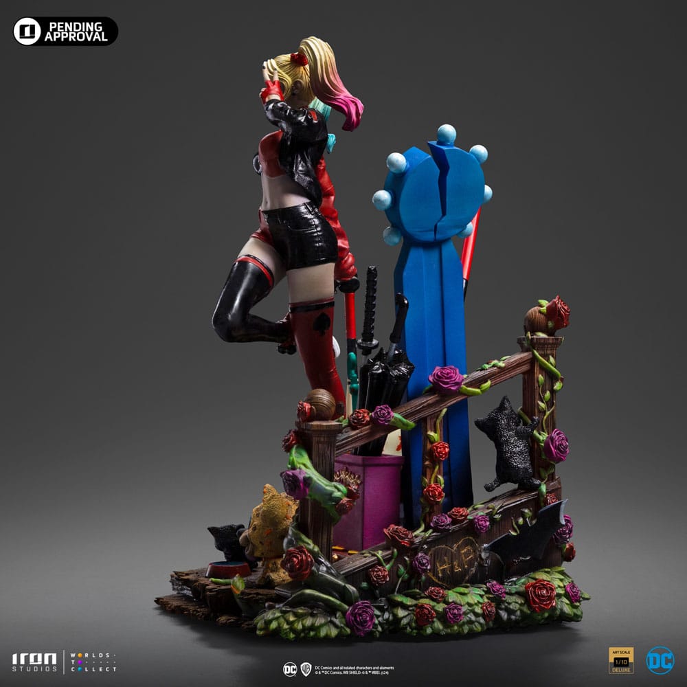 DC Comics Deluxe Art Scale Statue 1/10 Harley Quinn (Gotham City Sirens) 22 cm - MangaShop.ro