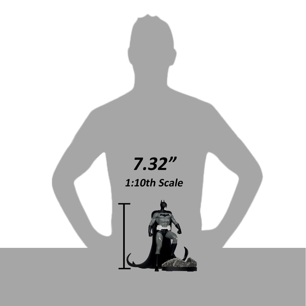 DC Direct Statue 1/10 Batman by Bjorn Barends (Black White) 18 cm - MangaShop.ro