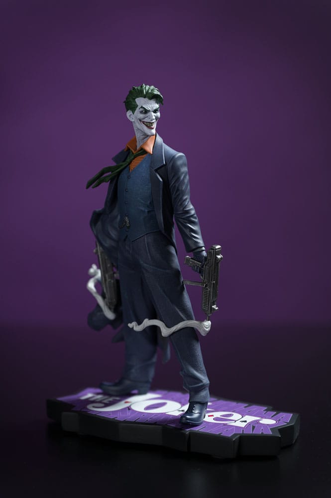 DC Direct Statue 1/10 The Joker Purple Craze: The Joker by Gabriele Dell'Otto Limited Edition 19 cm - MangaShop.ro