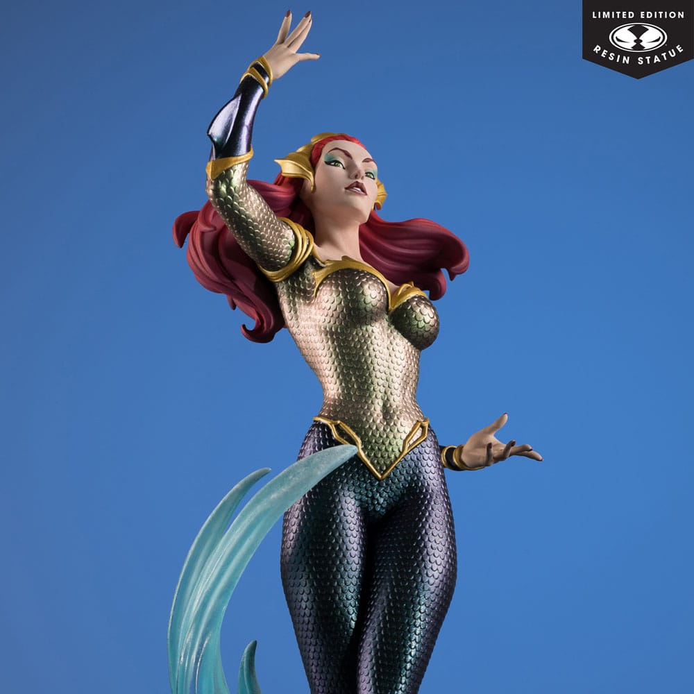 DC Direct Cover Girls Statue 1/8 Mera by J. Scott Campbell 26 cm - MangaShop.ro
