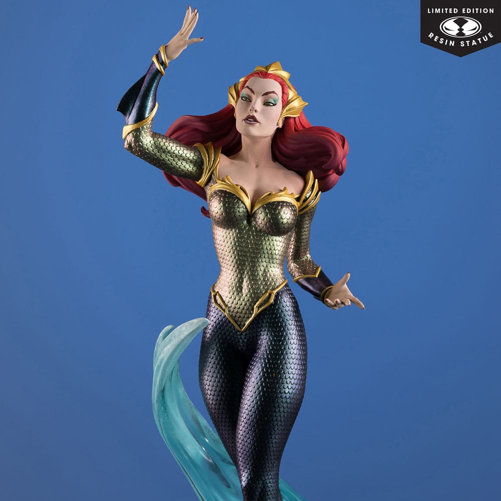 DC Direct Cover Girls Statue 1/8 Mera by J. Scott Campbell 26 cm - MangaShop.ro