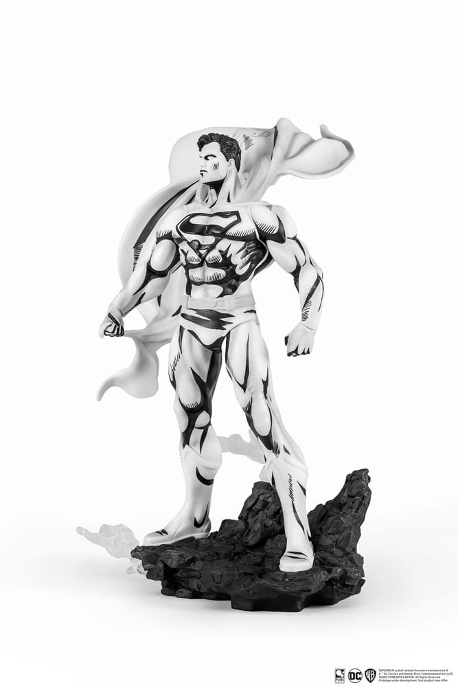 Batman PX PVC Statue 1/8 SDCC 2024 Superman Black & White Version 30 cm - MangaShop.ro